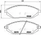 Тормозные колодки дисковые BREMBO P10 054 (фото 1)