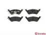 Тормозные колодки, дисковый тормоз.) BREMBO P11014 (фото 2)