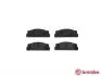 Тормозные колодки, дисковый тормоз.) BREMBO P23003 (фото 2)