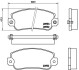 Гальмівні колодки, дискове гальмо (набір) BREMBO P23013 (фото 1)