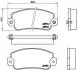 Тормозные колодки, дисковый тормоз.) BREMBO P23013 (фото 1)