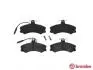 Тормозные колодки, дисковый тормоз.) BREMBO P23022 (фото 2)