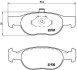 Гальмівні колодки, дискове гальмо (набір) BREMBO P23125 (фото 1)