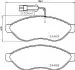 Гальмівні колодки дискові BREMBO P23 143 (фото 1)