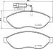 Тормозные колодки дисковые BREMBO P23 144 (фото 1)