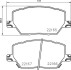 Тормозные колодки (передние) Fiat 500X 1.4-1.6/1.6-2.0D 14-/ Jeep Renegade1.4-1.6/2.0CRD 14- BREMBO P23164X (фото 1)