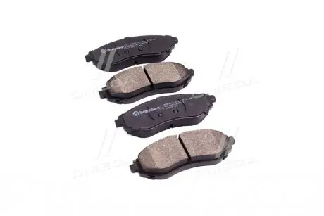Колодки гальмівні дискові (комплект 4 шт) BREMBO P24 048