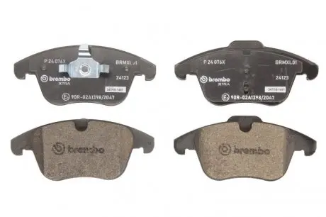 Тормозные колодки, тюнинг BREMBO P24076X