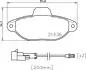 Тормозные колодки дисковые BREMBO P24 147 (фото 1)