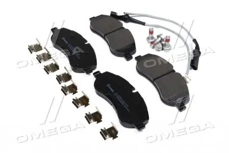 Тормозные колодки дисковые BREMBO P24 152