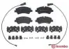 Тормозные колодки дисковые BREMBO P24 187 (фото 2)