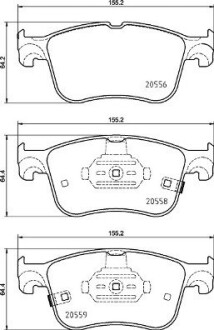 Тормозные колодки дисковые BREMBO P24 218