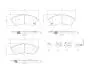 Тормозные колодки дисковые BREMBO P24 225 (фото 1)