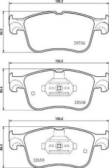 Тормозные колодки дисковые BREMBO P24 234 (фото 1)