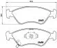 Тормозные колодки, дисковый тормоз.) BREMBO P30007 (фото 1)