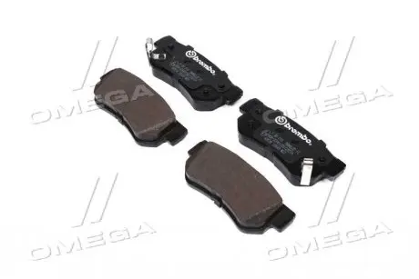 Колодки гальмівні дискові (комплект 4 шт) BREMBO P30 014