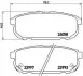 Тормозные колодки дисковые BREMBO P30 023 (фото 1)