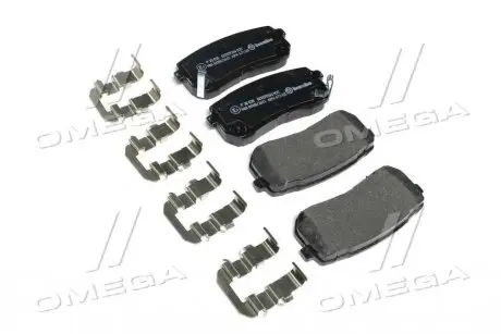 Колодки гальмівні дискові BREMBO P30 035