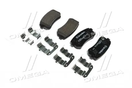 Колодки гальмівні дискові BREMBO P30 051
