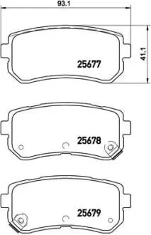 Гальмівні колодки дискові BREMBO P30 068
