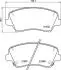 Гальмівні колодки i30 Kombi (PDE), 03. BREMBO P30123 (фото 1)