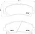 Тормозные колодки ISUZU D-MAX BREMBO P34007 (фото 1)