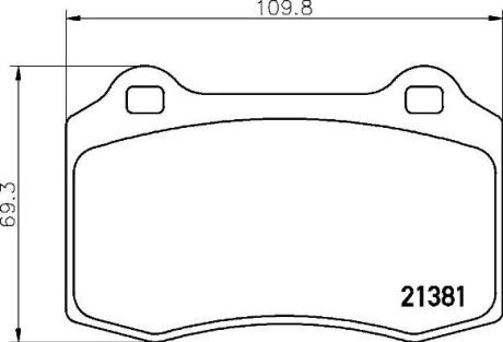 Гальмівні колодки IBIZA II (6K1), 03.9 BREMBO P36020X