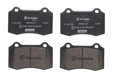 Гальмівні колодки IBIZA II (6K1), 03.9 BREMBO P36020X