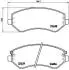 Тормозные колодки, дисковый тормоз.) BREMBO P37007 (фото 1)
