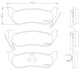 Гальмівні колодки, дискове гальмо (набір) BREMBO P37009 (фото 1)