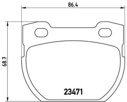 Колодки гальмівні дискові BREMBO P44 006