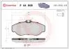Тормозные колодки дисковые BREMBO P44 008 (фото 1)