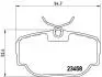 Тормозные колодки дисковые BREMBO P44 009 (фото 1)