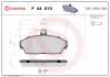 Тормозные колодки, дисковый тормоз.) BREMBO P44010 (фото 1)