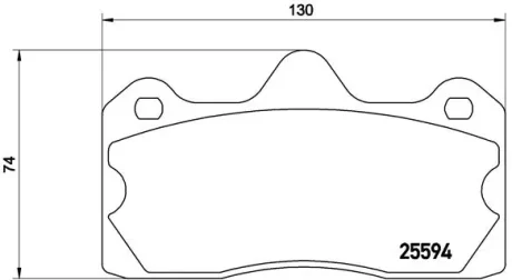 Автозапчасть BREMBO P47002