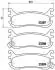Тормозные колодки, дисковый тормоз.) BREMBO P49021 (фото 1)
