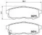 Тормозные колодки, дисковый тормоз.) BREMBO P49042 (фото 1)