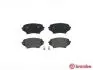 Тормозные колодки, дисковый тормоз.) BREMBO P49043 (фото 2)