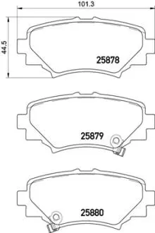 Тормозные колодки дисковые BREMBO P49 049