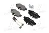 Колодки гальмівні дискові (комплект 4 шт) BREMBO P50 051 (фото 3)