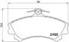 Гальмівні колодки дискові BREMBO P50 055 (фото 1)