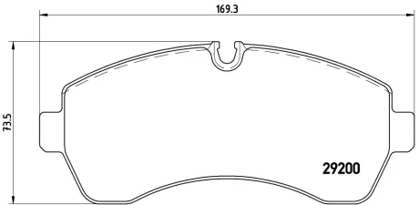ДИСКОВI КОЛОДКИ BREMBO P 50 059G