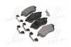 Колодки гальмівні дискові (комплект 4 шт) BREMBO P50 067 (фото 1)