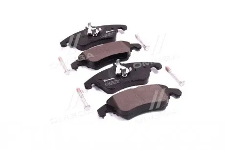 Колодки гальмівні дискові (комплект 4 шт) BREMBO P50 069