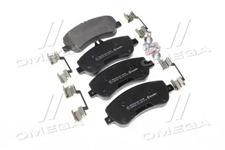 Колодки гальмівні дискові BREMBO P50 086
