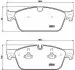 Тормозные колодки дисковые BREMBO P50 102X (фото 2)