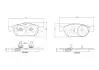 Гальмівні колодки дискові BREMBO P50 106 (фото 1)