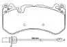 Тормозные колодки дисковые BREMBO P50 127 (фото 1)