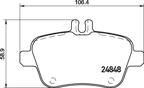 Тормозные колодки дисковые BREMBO P50 135