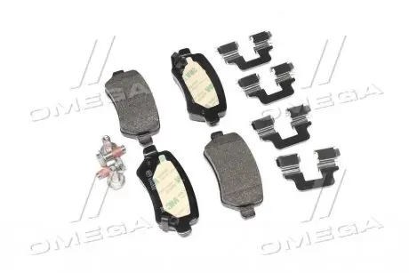 Колодка гальм. диск. OPEL ASTRA G задн. BREMBO P59 038